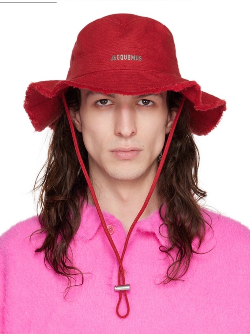 JACQUEMUS The Artichaut Bucket Hat Red Unisex